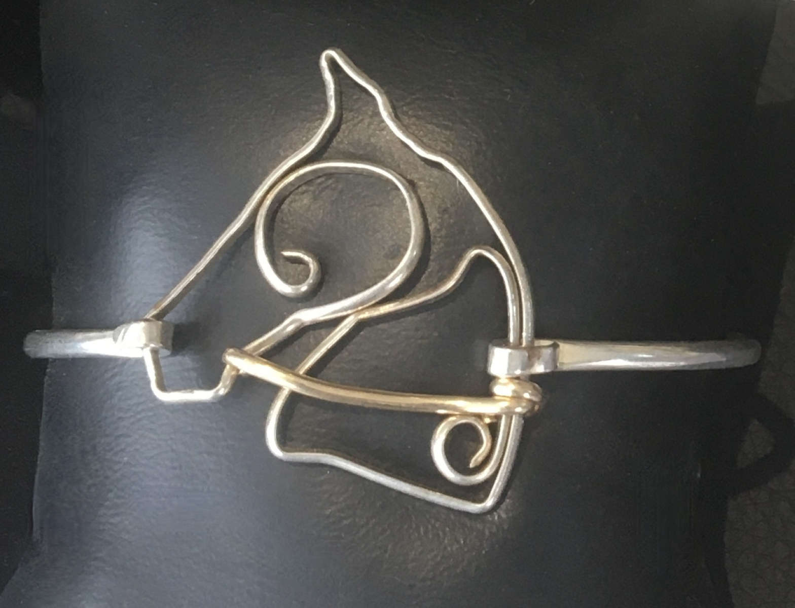 Sterling Horse Head Bracelet