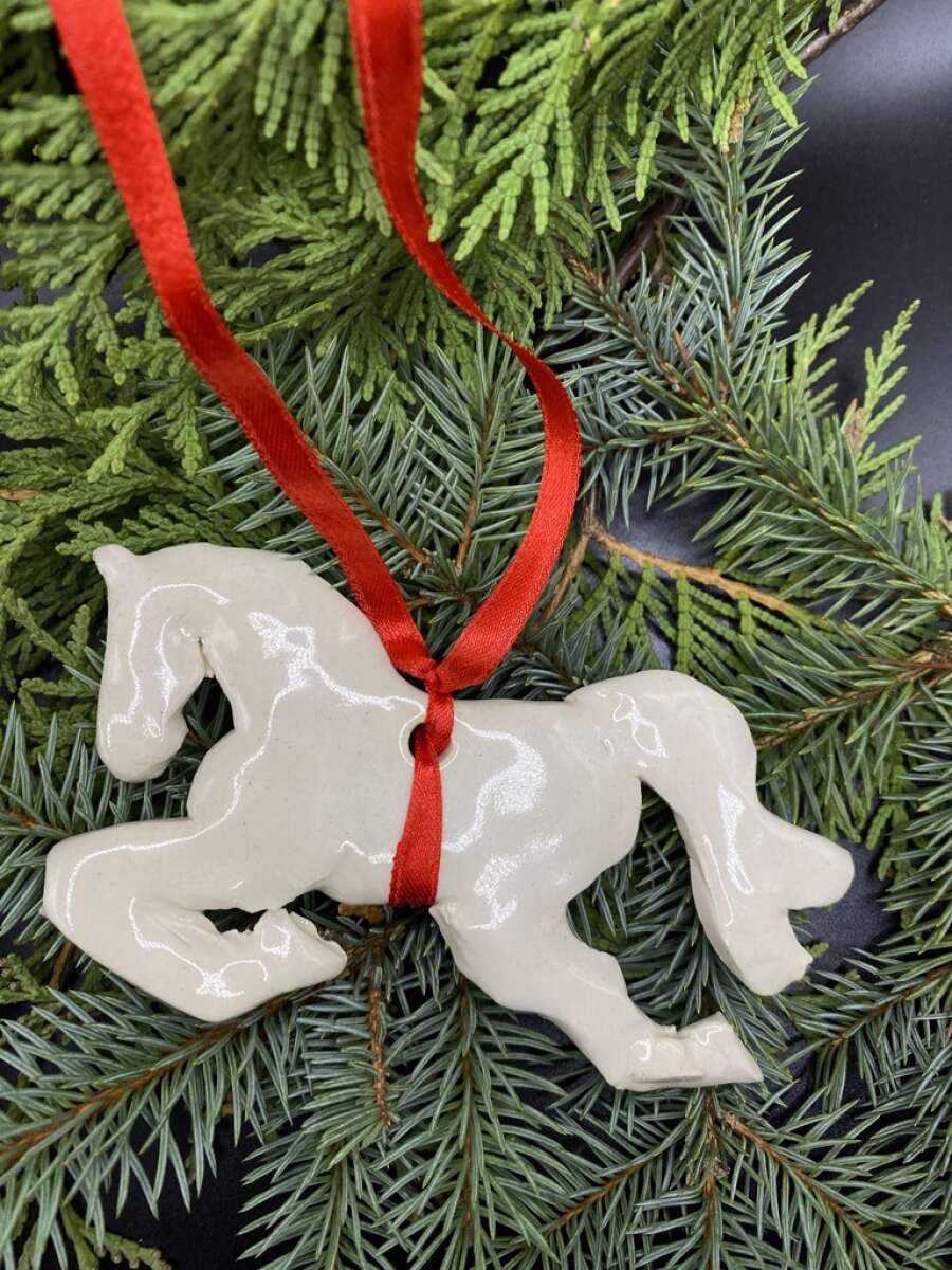 Christmas Horse Ornament Christmas Horse Ornament