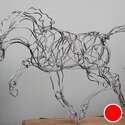 Aluminum wire horse